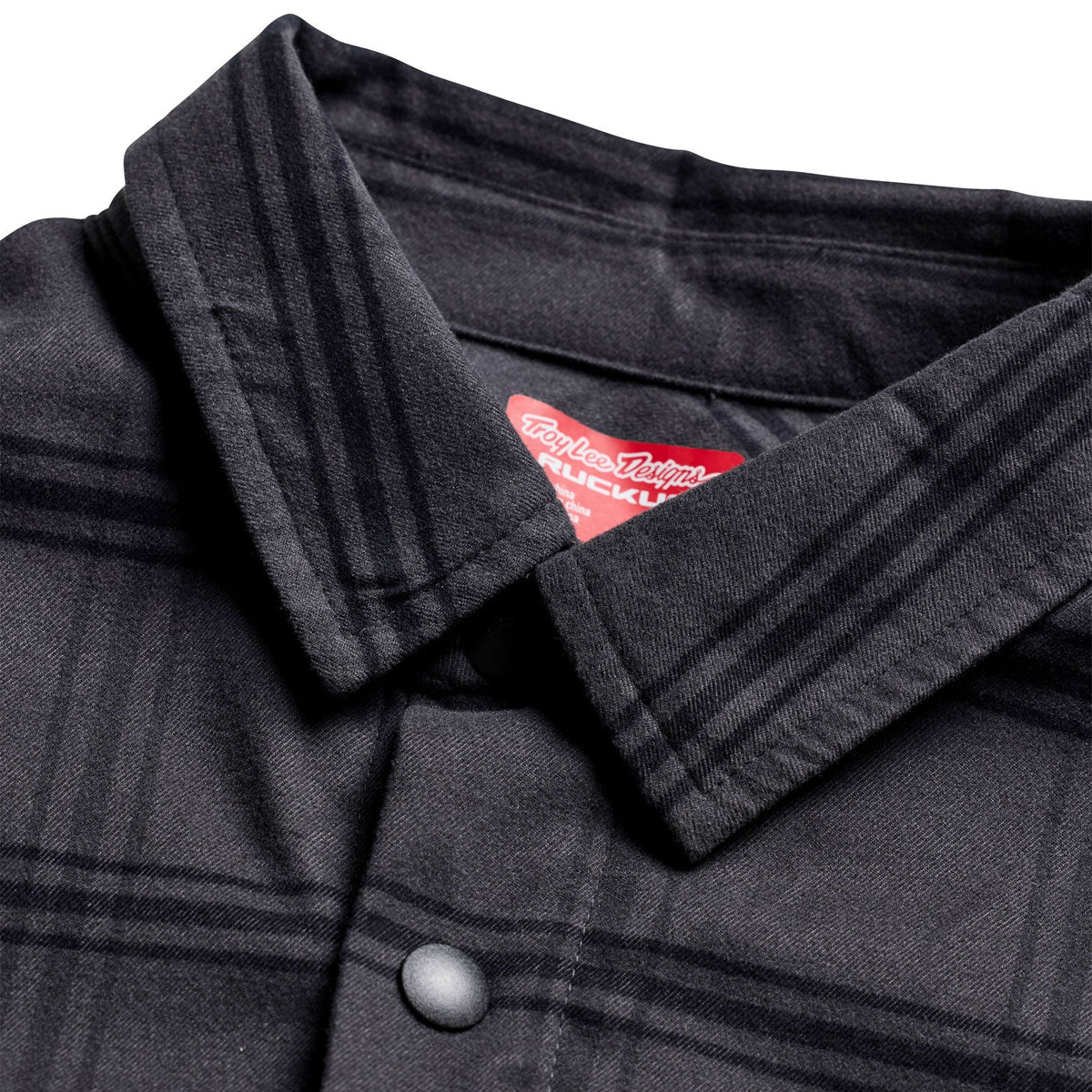 Camicia tecnica TROY LEE DESIGNS RUCKUS RIDE YD a quadri color carbone