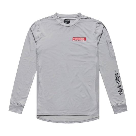Maglia TROY LEE DESIGNS RUCKUS RIDE CUSTOM PAINT a maniche lunghe grigio medio