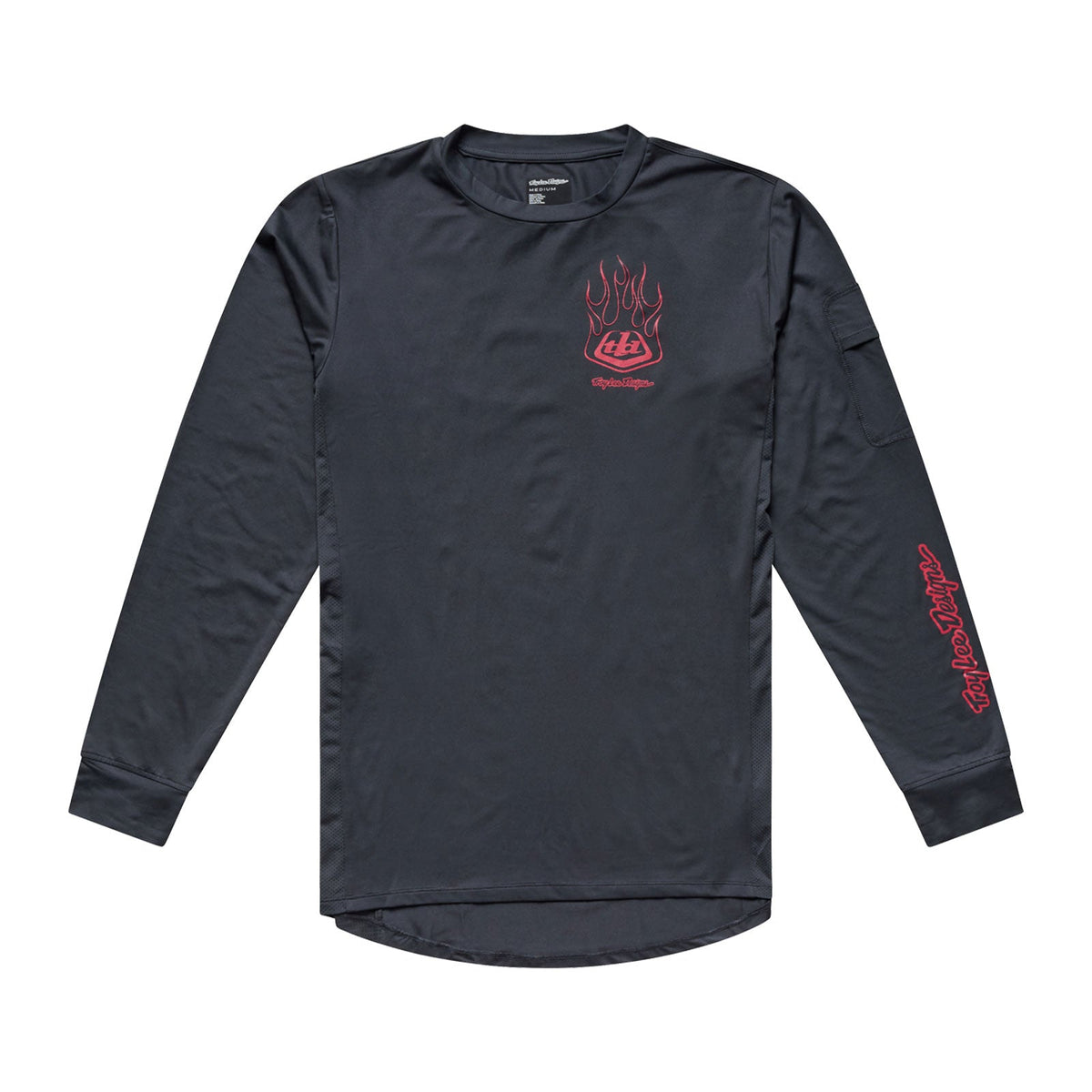 Maglia TROY LEE DESIGNS RUCKUS RIDE EMBER a maniche lunghe Carbon