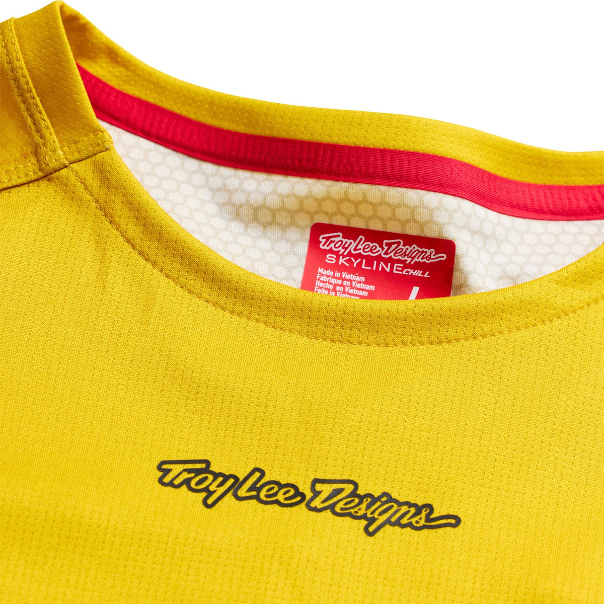 Maglia TROY LEE DESIGNS SKYLINE CHILL SWITCHBACK a maniche lunghe giallo acido