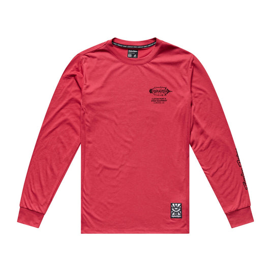 Maglia TROY LEE DESIGNS SKYLINE RIDE FEATHERED a maniche lunghe Ember Red