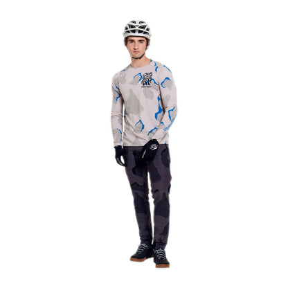 Maillot TROY LEE DESIGNS SKYLINE PRO FLOW CAMO Maniche Lunghe Pumice