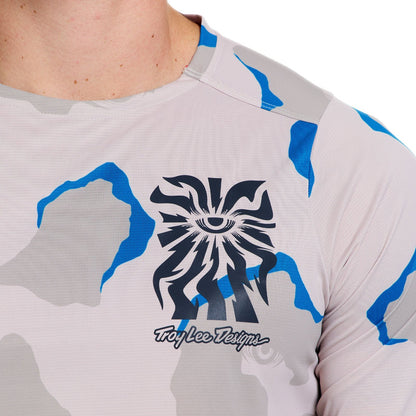 Maillot TROY LEE DESIGNS SKYLINE PRO FLOW CAMO Maniche Lunghe Pumice