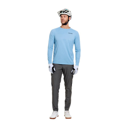 Maillot TROY LEE DESIGNS SKYLINE PRO MONO Maniche Lunghe Blu