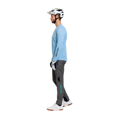 Maillot TROY LEE DESIGNS SKYLINE PRO MONO Maniche Lunghe Blu