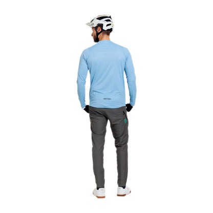 Maillot TROY LEE DESIGNS SKYLINE PRO MONO Maniche Lunghe Blu