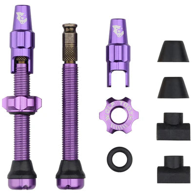 Set di 2 Valvole Tubeless WOLF TOOTH CLIK VALVE Ultraviolet Purple