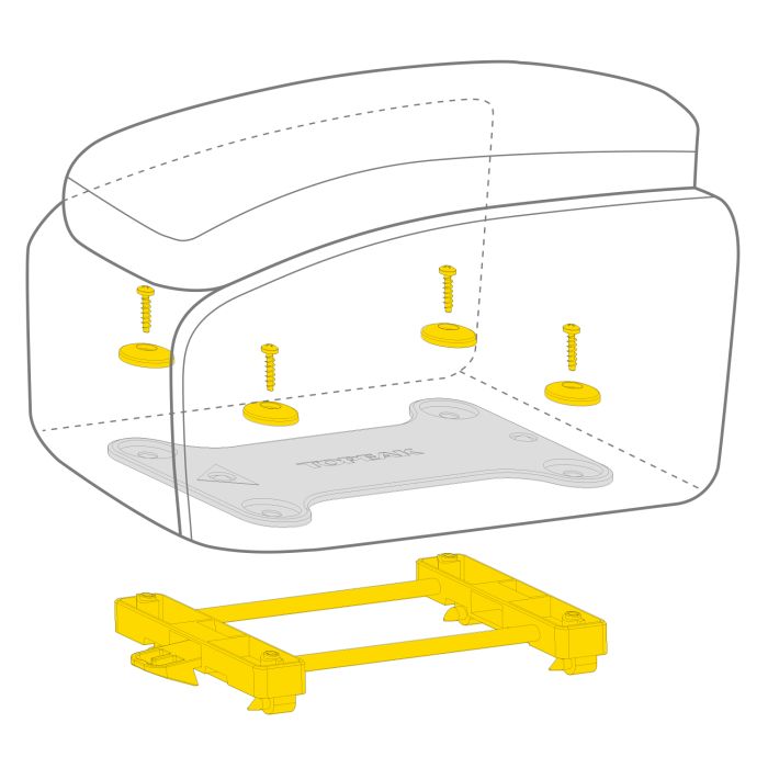 Borsa portapacchi TOPEAK MTM TRUNKBAG DXP 19,4 L Nero