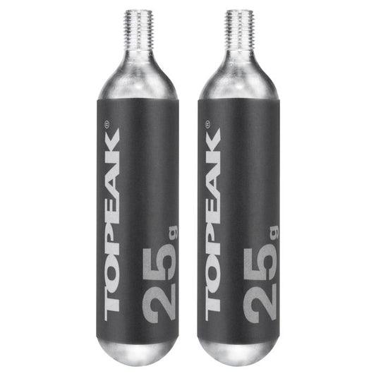 Cartucce CO2 TOPEAK Filettata 25g (2 pezzi)