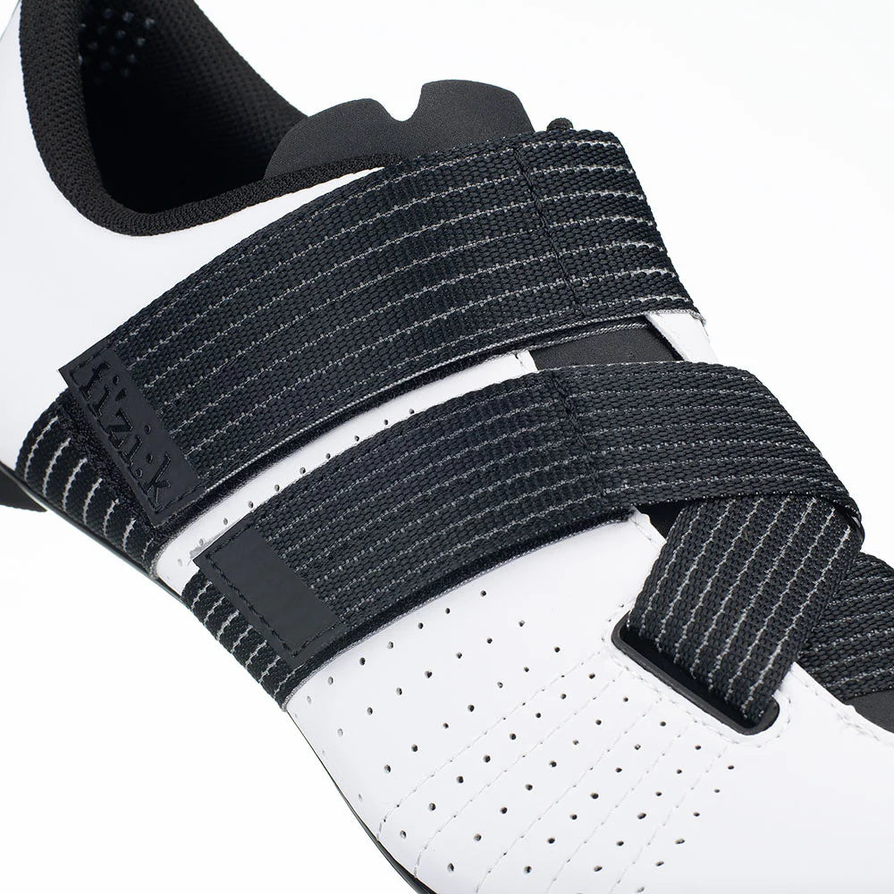 Scarpe da strada FIZIK R5 TEMPO POWERSTRAP bianche