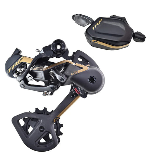 TRP DH12 12V Kit deragliatore e cambio nero/oro