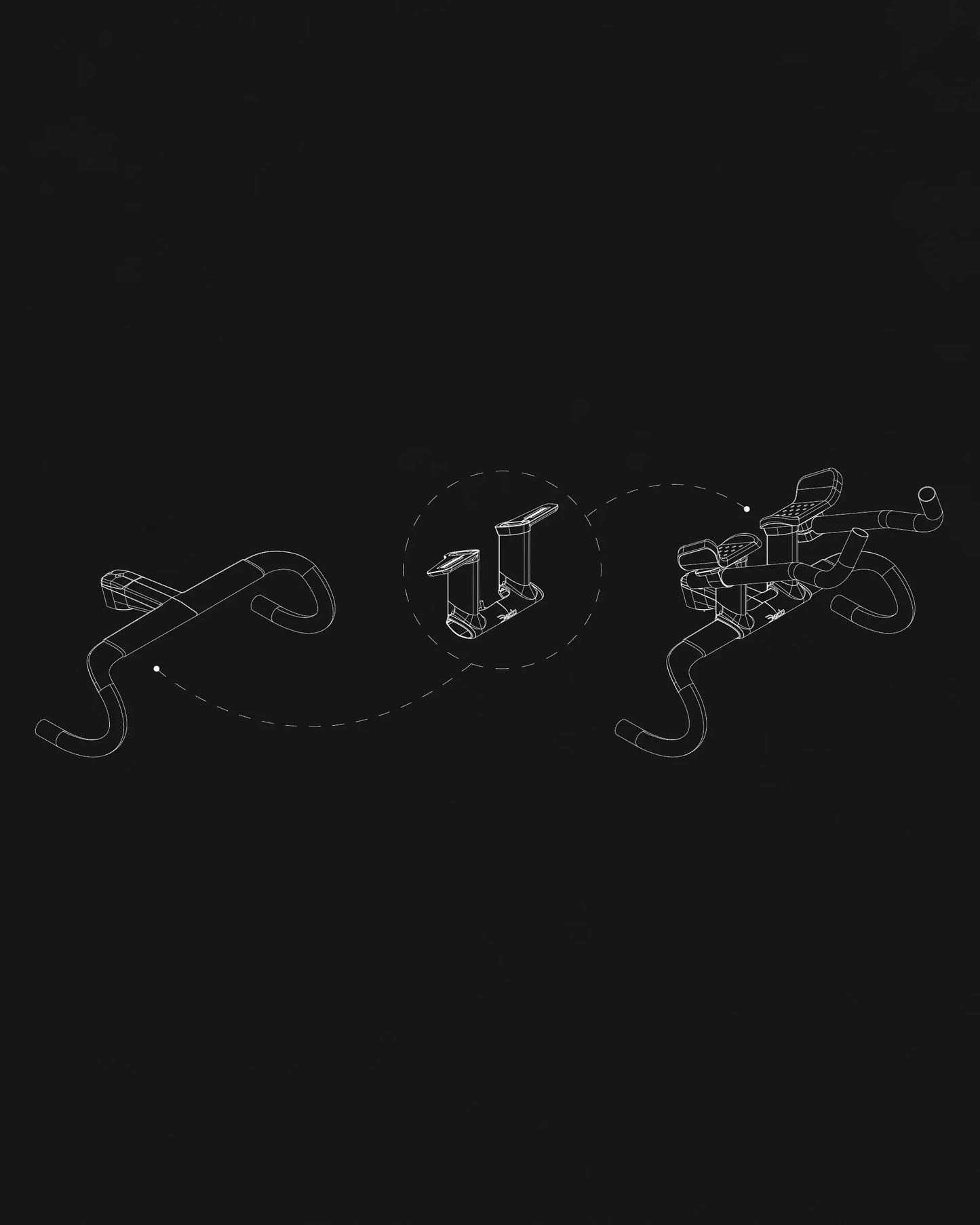 DEDA TT314 Supporto per cavo di prolunga CLIP-ON