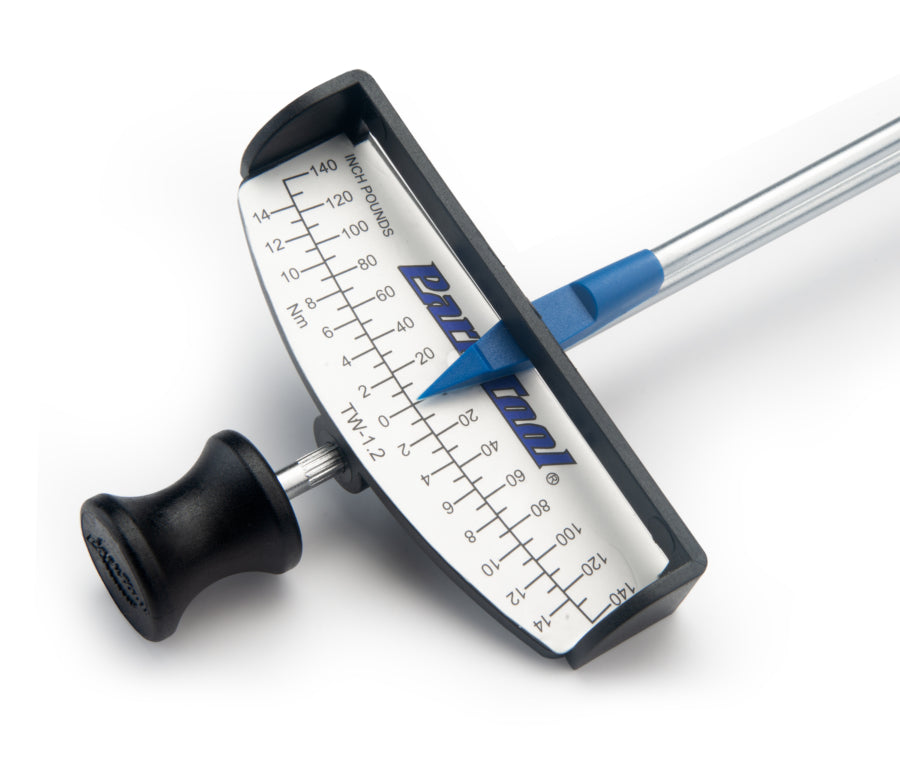 Park Tool TW-1.2, primo piano della scala di lettura