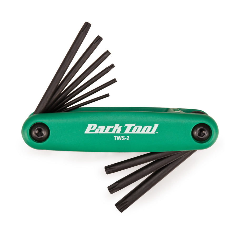 Park Tool TWS-2, set pieghevole di chiavi Torx