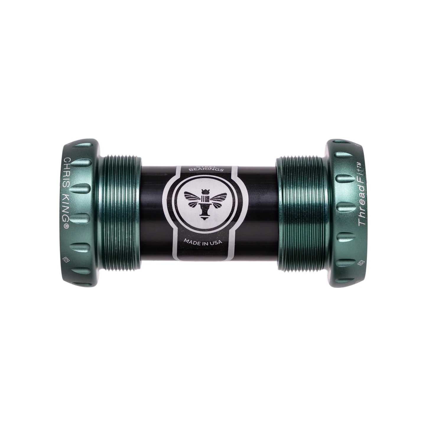 CHRIS KING Guarnitura ThreadFit 24 68/73 mm verde
