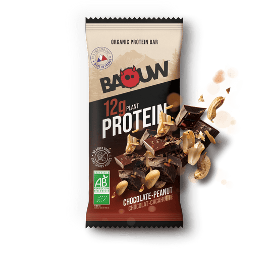 BAOUW ORGANIC EXTRA Cioccolato/Marshmallow Barretta proteica (50g)