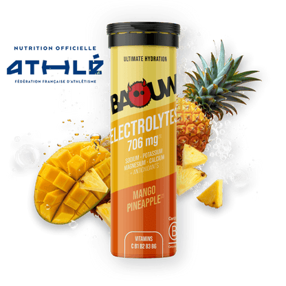 Bevanda Energetica BAOUW (Tubo da 10 Compresse) Mango/Ananas