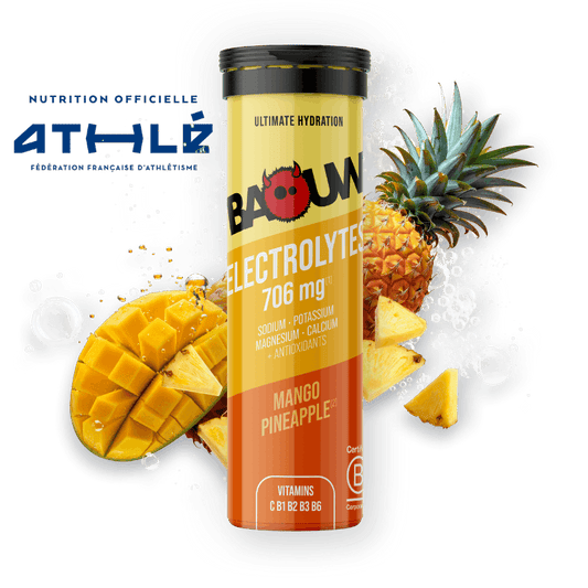 BAOUW Bevanda energetica (Tubo da 10 compresse) Mango/Ananas