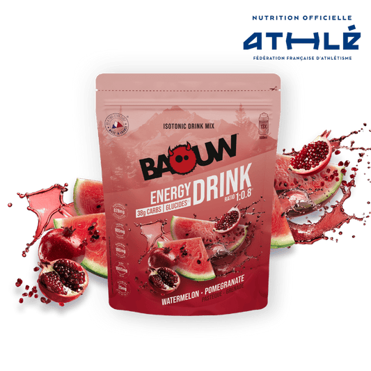 BAOUW ISOTONIC Bevanda energetica (585 g) Anguria/Pomograno