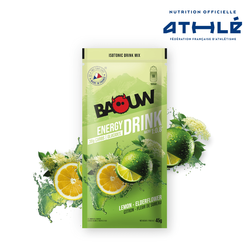BAOUW ISOTONIC Bevanda energetica (45 g) Tiglio/Sambuco