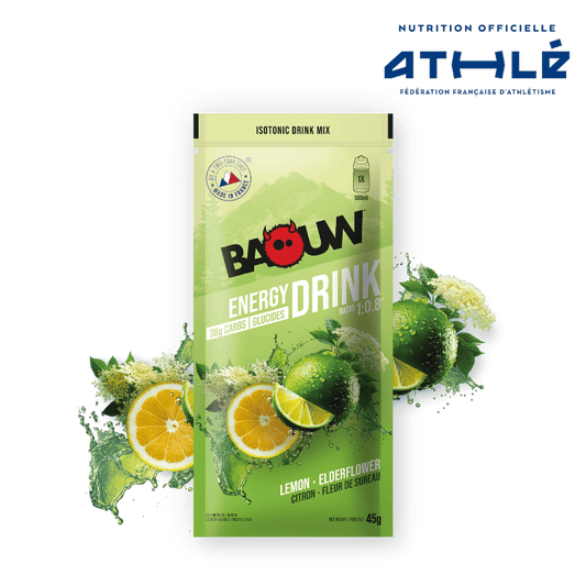 BAOUW ISOTONIC Bevanda energetica (45 g) Tiglio/Sambuco