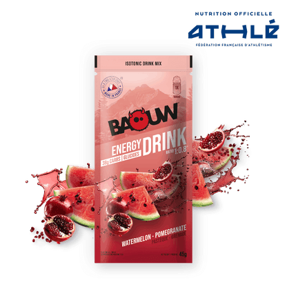 Bevanda Energetica BAOUW ISOTONIC (45g) Anguria/Melograno