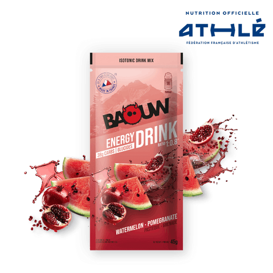 BAOUW ISOTONIC Bevanda energetica (45 g) Anguria/Pomograno