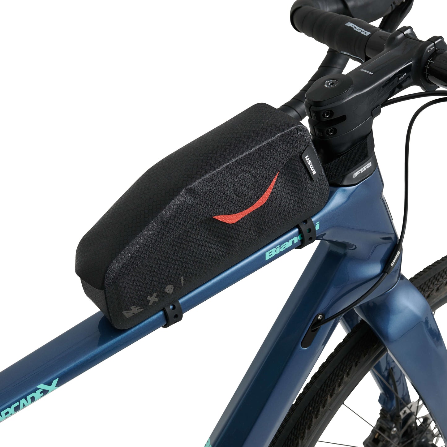 Borsa da telaio USWE TOP TUBE MAGNETIC 1,2 L nera
