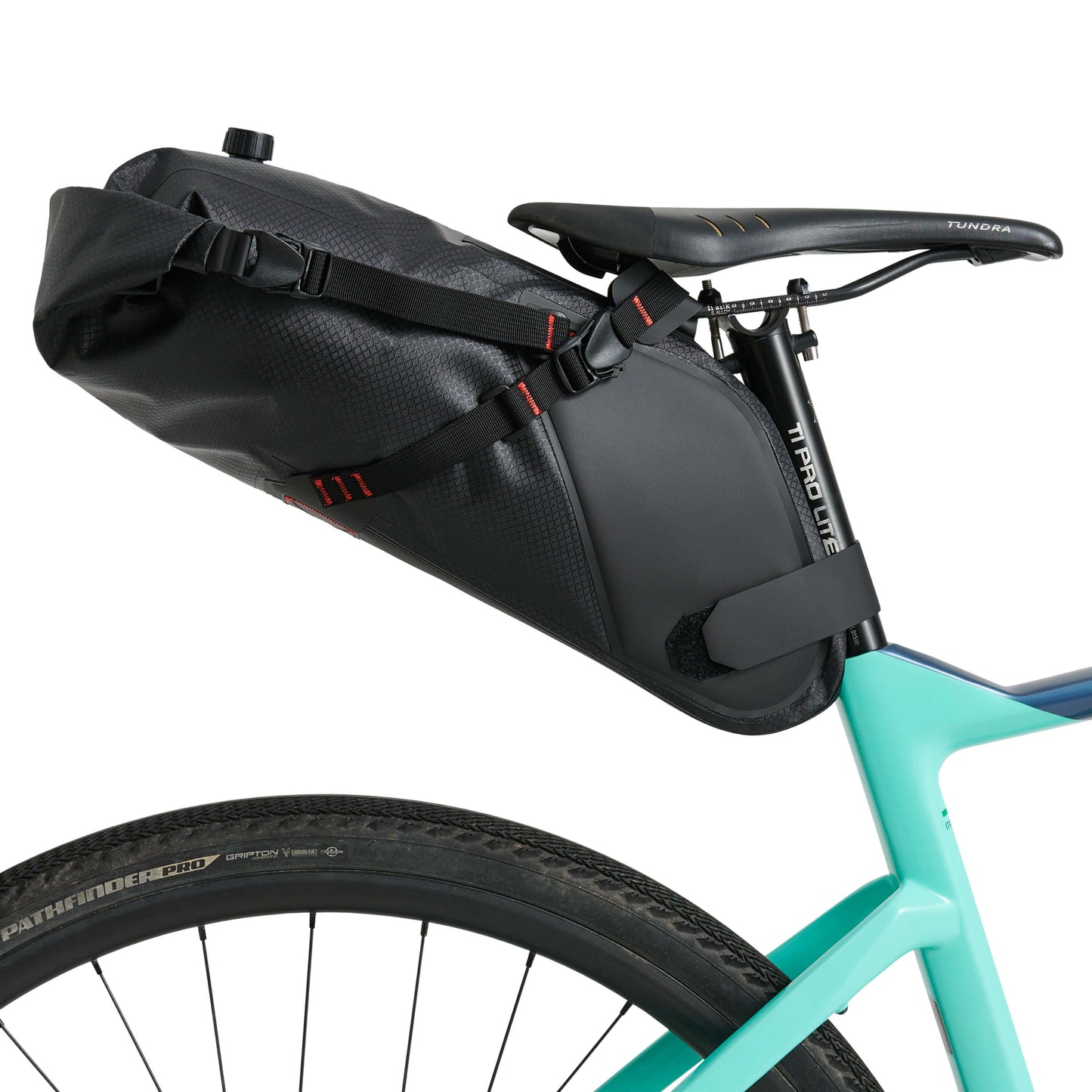 Borsa da sella USWE ROLLTOP SADDLE BAG 9 L nera