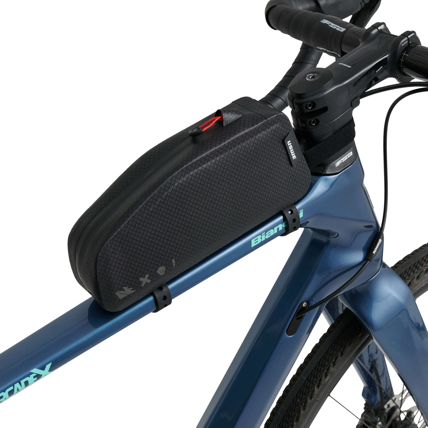 Borsa da telaio USWE TOP TUBE ZIPPERED 1,2 L Nero