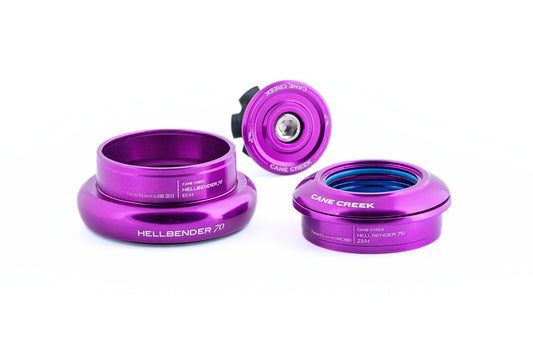 Serie sterzo semi-integrata/esterna conica CANE CREEK Hellbender 70 1"1/8-1.5" ZS44/EC44 viola