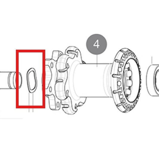 KIT DI 3 RONDELLE WAVE MAVIC ID360 PER CUSCINETTI 6903