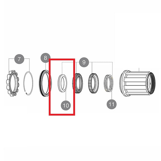 KIT 3 PASTIGLIE PER LA RIDUZIONE DEL RUMORE MAVIC ID360 24T
