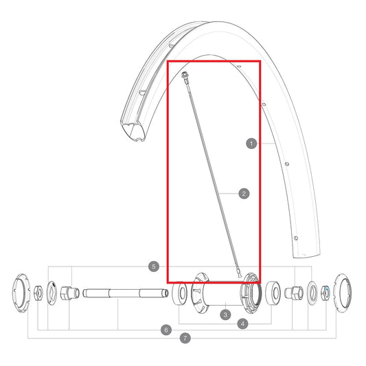 KIT 2 RAGGI ANTERIORI/POSTERIORI NON DRIVE SIDE STAMPATI STAINLESS 268 COSMIC PRO CARBON UST