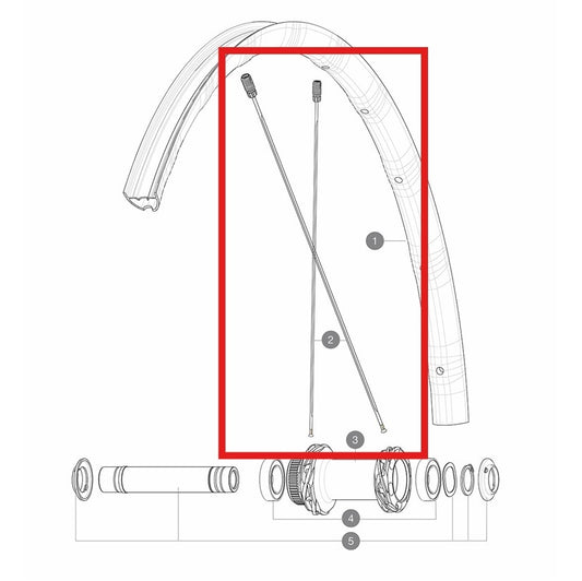KIT 12 ANTERIORE/POSTERIORE ALLROAD SL AERO RAGGI 298 M7/7
