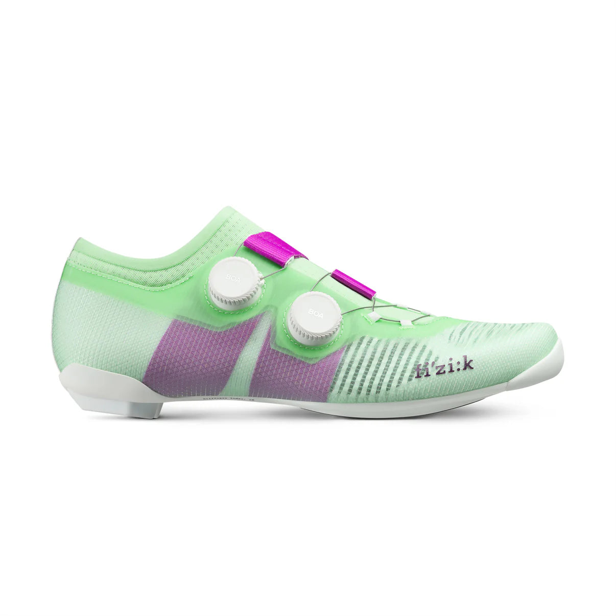 Scarpe da strada FIZIK VENTO VEGA CARBON Verde/Viola