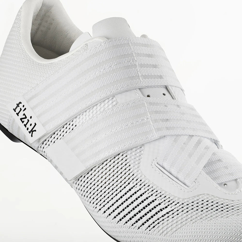Scarpe da strada FIZIK VENTO POWERSTRAP AEROWEAVE Bianco