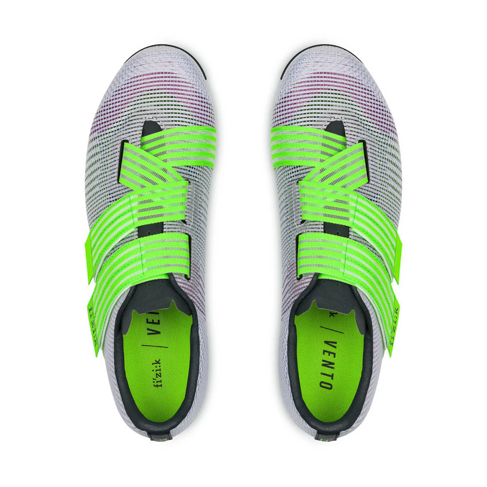 Scarpe da strada FIZIK VENTO POWERSTRAP R2 Viola/Verde