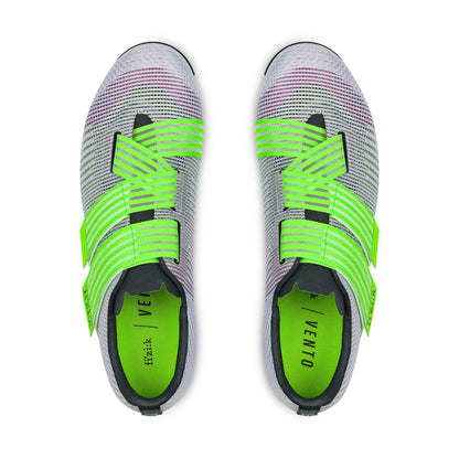 Scarpe Strada FIZIK VENTO POWERSTRAP AEROWAVE Viola/Verde