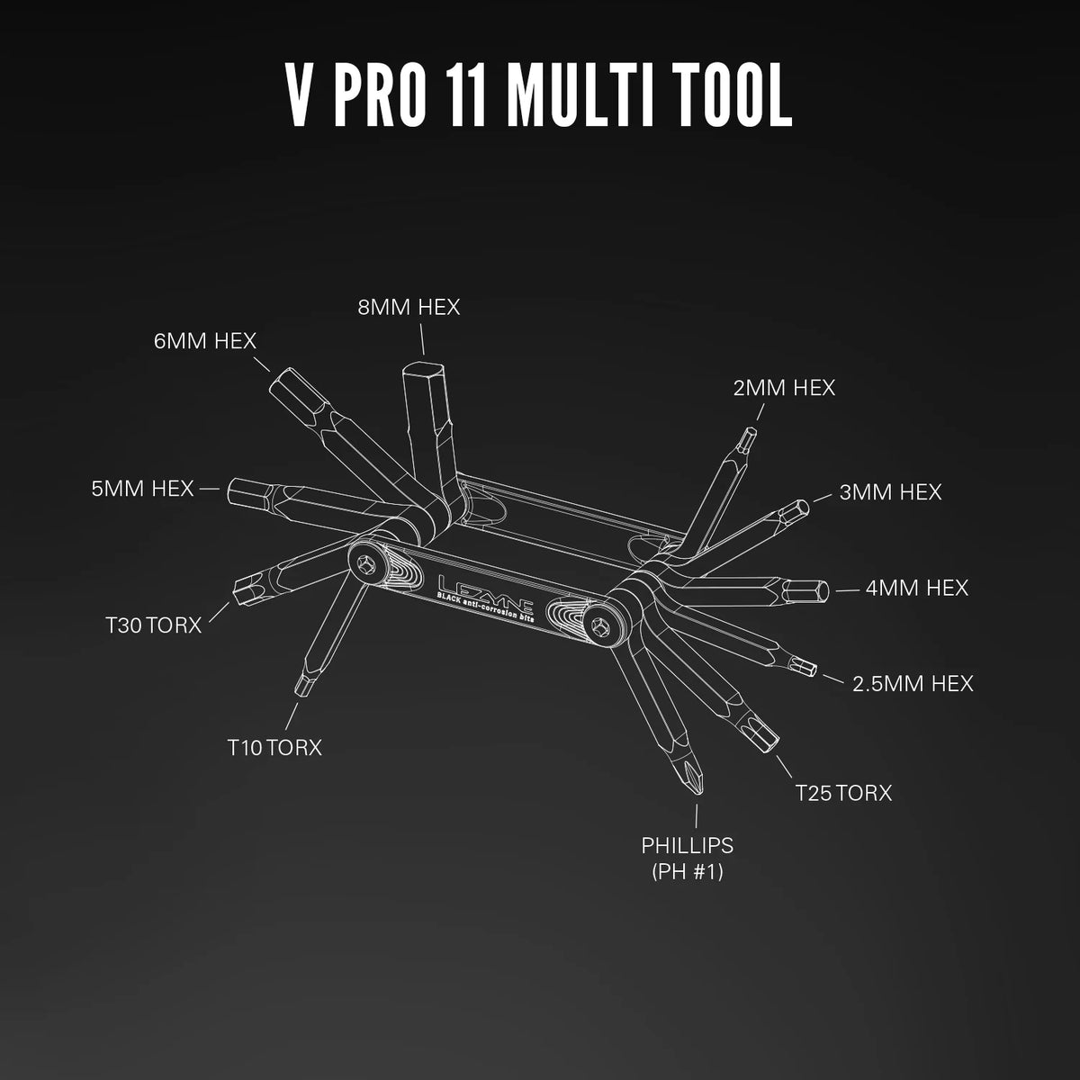 Multitool LEZYNE V PRO 11