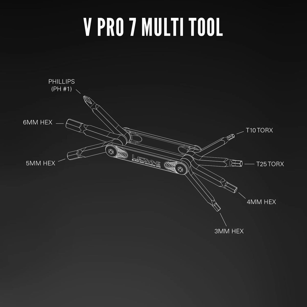 Multitool LEZYNE V PRO 7