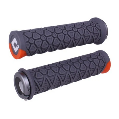 Grip ODI VANQUISH Lock-On 135 mm Grigio/Arancione