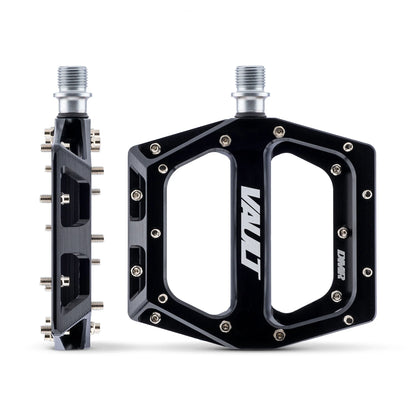 Pedali Flat DMR VAULT Nero Lucido
