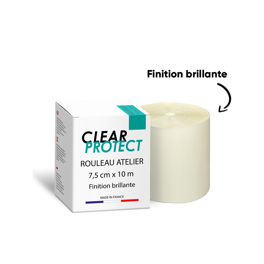 Protezione adesiva per telaio CLEARPROTECT FASTOTAPE lucida 10 m x 7.5 cm