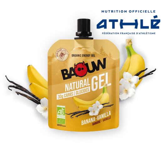 BAOUW ORGANIC Gel energetico alla banana e vaniglia (85 g)