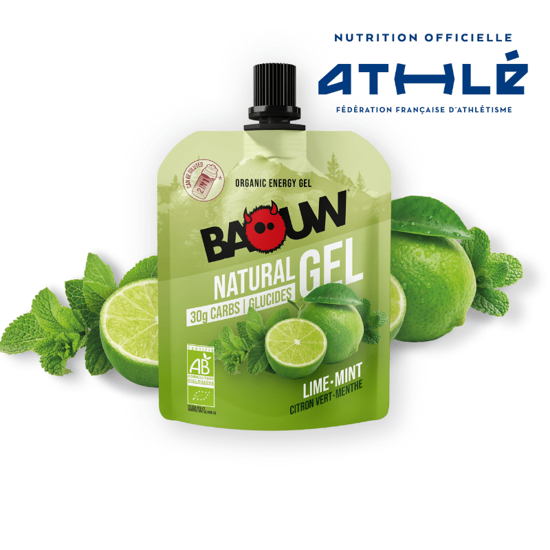 BAOUW Gel energizzante biologico al lime e alla menta (85 g)
