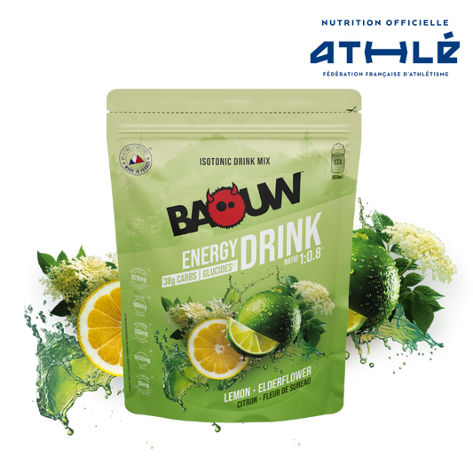 BAOUW ISOTONIC Bevanda energetica (585 g) Limone e sambuco