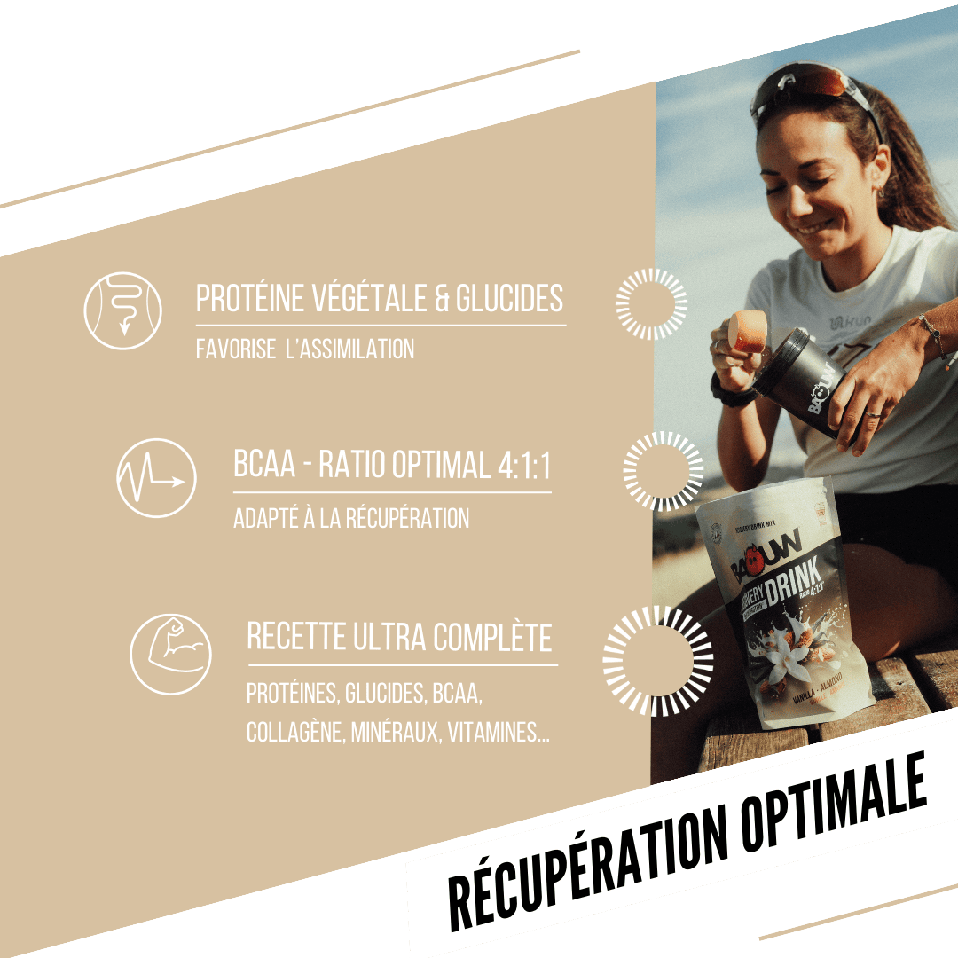 BAOUW RECOVERY Drink (500g) Vaniglia e Mandorla