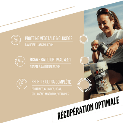Bevanda di Recupero BAOUW RECOVERY (500g) Vaniglia Mandorla