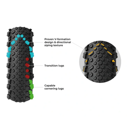 Pneumatico VITTORIA TERRENO T50 MIXED Gravel Endurance 700c Tubeless Ready Flessibile Nero